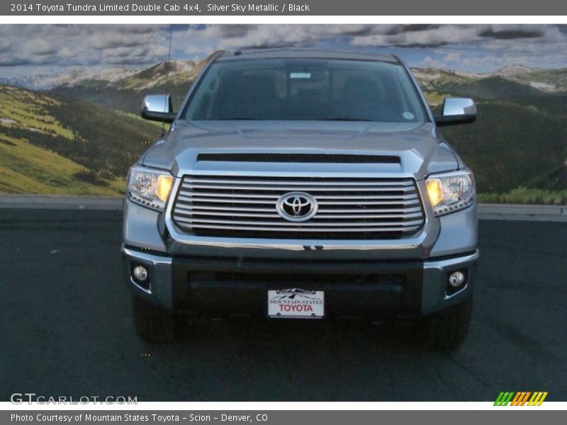 Silver Sky Metallic / Black 2014 Toyota Tundra Limited Double Cab 4x4