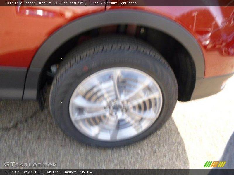 Sunset / Medium Light Stone 2014 Ford Escape Titanium 1.6L EcoBoost 4WD