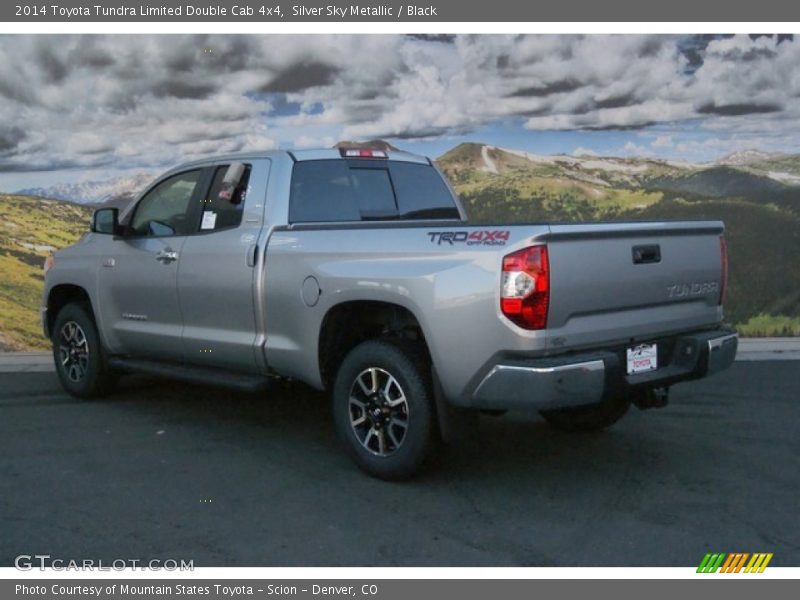 Silver Sky Metallic / Black 2014 Toyota Tundra Limited Double Cab 4x4