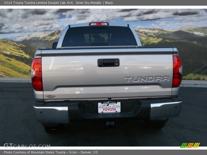Silver Sky Metallic / Black 2014 Toyota Tundra Limited Double Cab 4x4