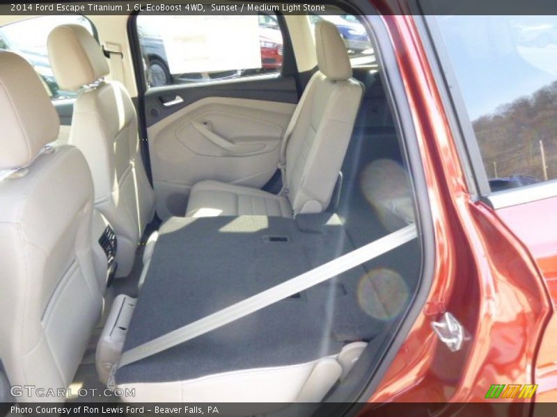 Sunset / Medium Light Stone 2014 Ford Escape Titanium 1.6L EcoBoost 4WD