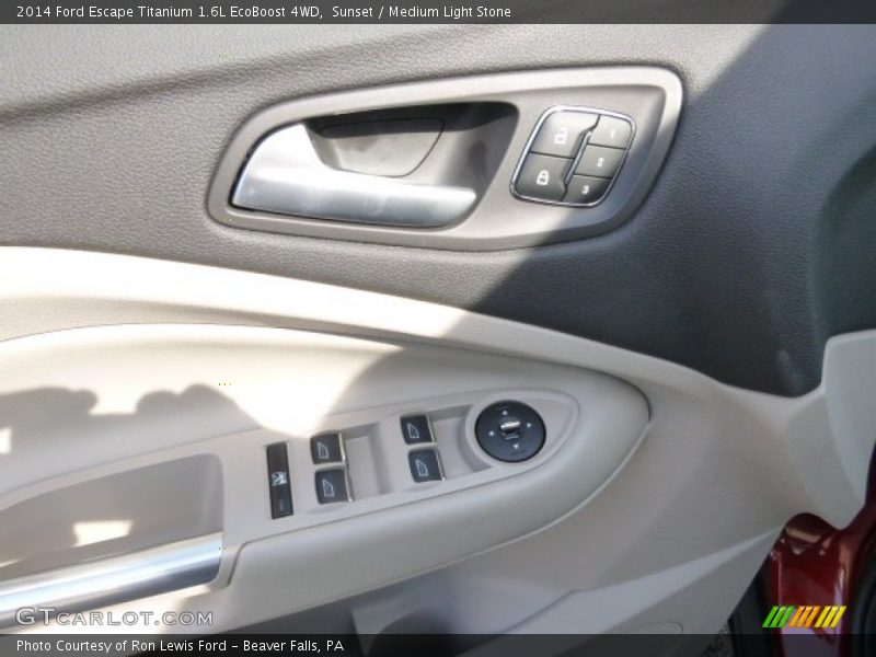 Sunset / Medium Light Stone 2014 Ford Escape Titanium 1.6L EcoBoost 4WD