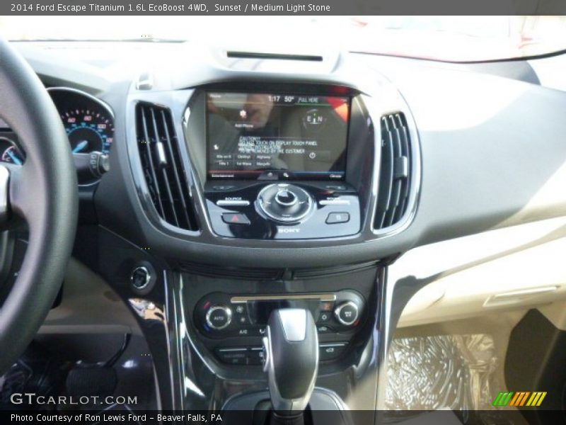 Sunset / Medium Light Stone 2014 Ford Escape Titanium 1.6L EcoBoost 4WD