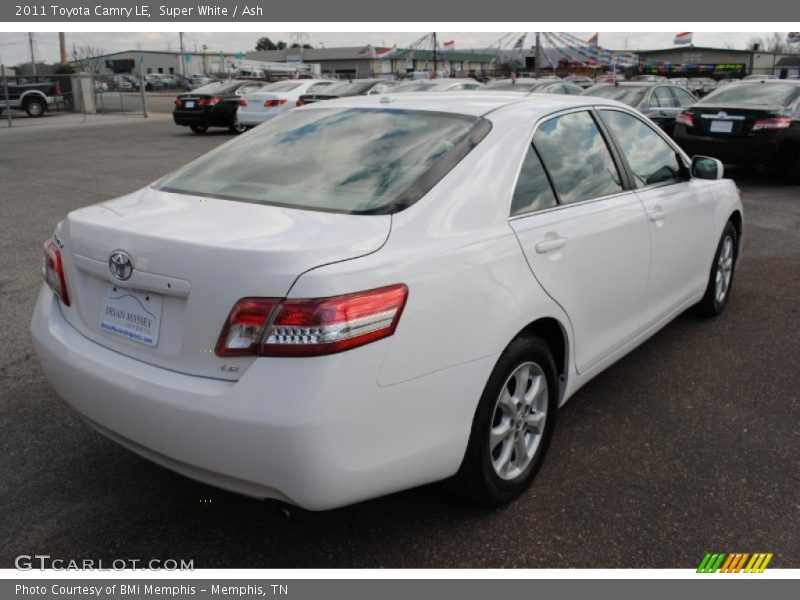 Super White / Ash 2011 Toyota Camry LE