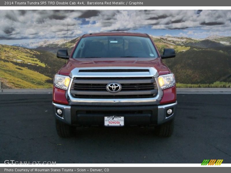 Barcelona Red Metallic / Graphite 2014 Toyota Tundra SR5 TRD Double Cab 4x4