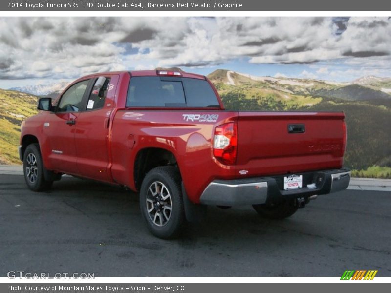 Barcelona Red Metallic / Graphite 2014 Toyota Tundra SR5 TRD Double Cab 4x4