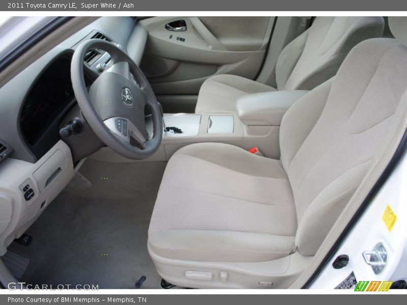 Super White / Ash 2011 Toyota Camry LE