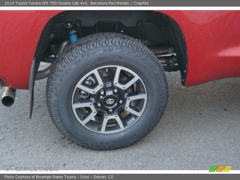 Barcelona Red Metallic / Graphite 2014 Toyota Tundra SR5 TRD Double Cab 4x4