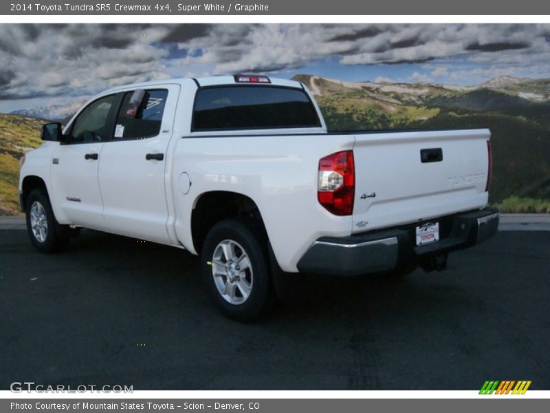 Super White / Graphite 2014 Toyota Tundra SR5 Crewmax 4x4