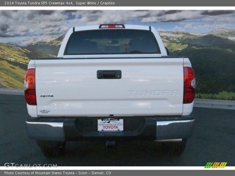 Super White / Graphite 2014 Toyota Tundra SR5 Crewmax 4x4