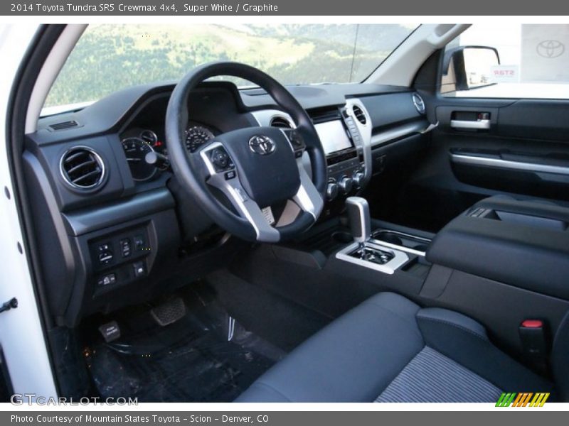 Super White / Graphite 2014 Toyota Tundra SR5 Crewmax 4x4