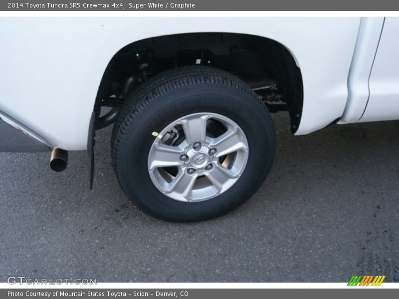 Super White / Graphite 2014 Toyota Tundra SR5 Crewmax 4x4