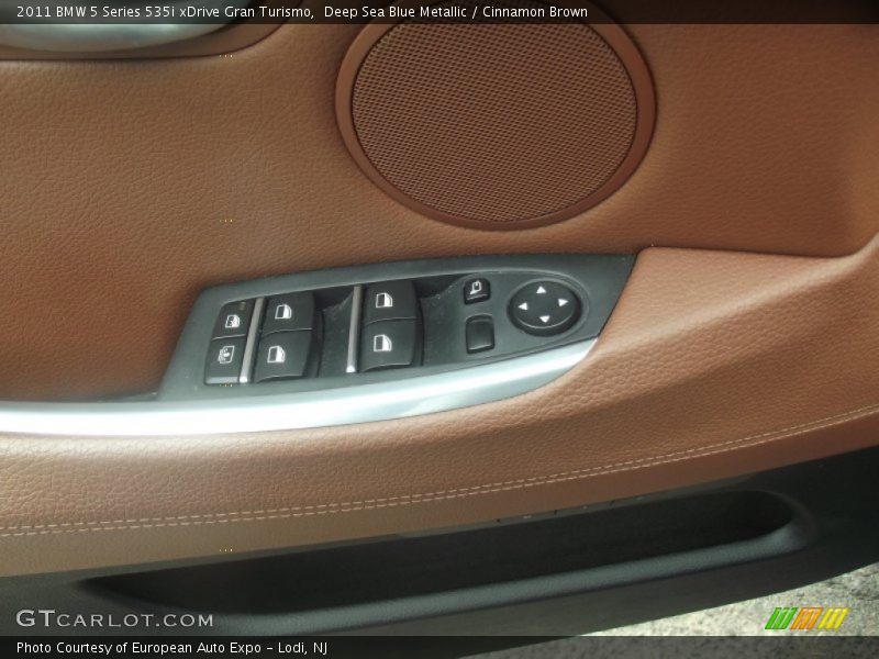 Deep Sea Blue Metallic / Cinnamon Brown 2011 BMW 5 Series 535i xDrive Gran Turismo