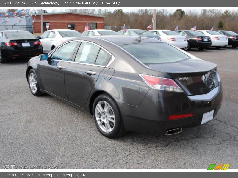 Grigio Gray Metallic / Taupe Gray 2011 Acura TL 3.5 Technology