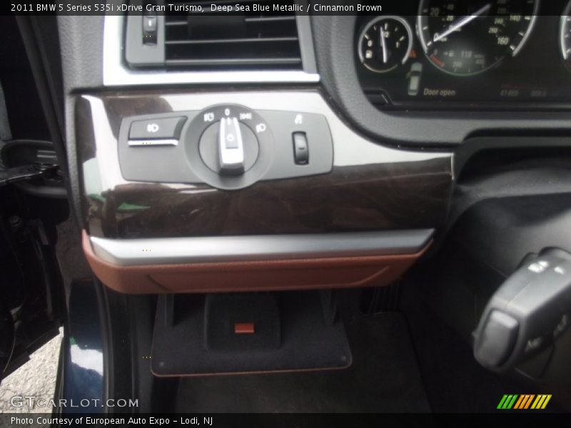 Deep Sea Blue Metallic / Cinnamon Brown 2011 BMW 5 Series 535i xDrive Gran Turismo