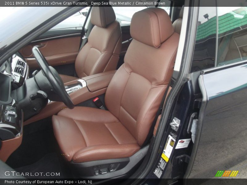 Deep Sea Blue Metallic / Cinnamon Brown 2011 BMW 5 Series 535i xDrive Gran Turismo
