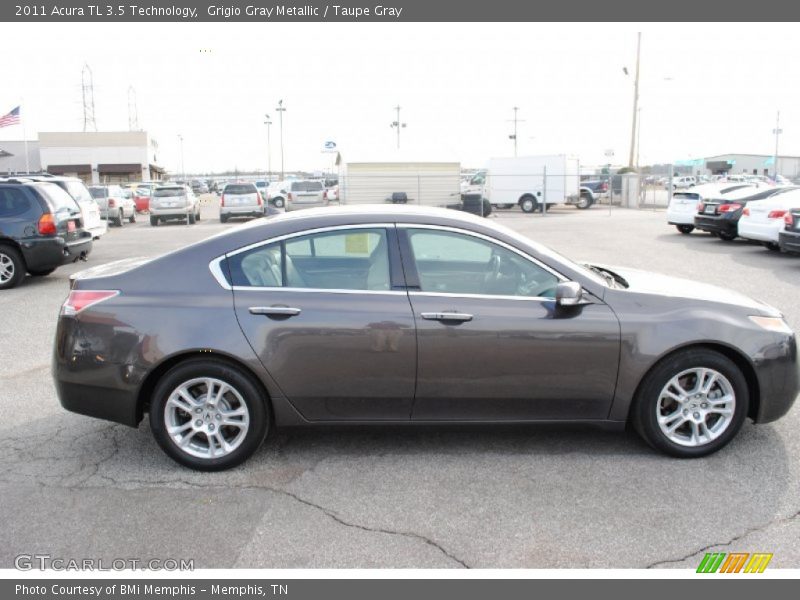 Grigio Gray Metallic / Taupe Gray 2011 Acura TL 3.5 Technology