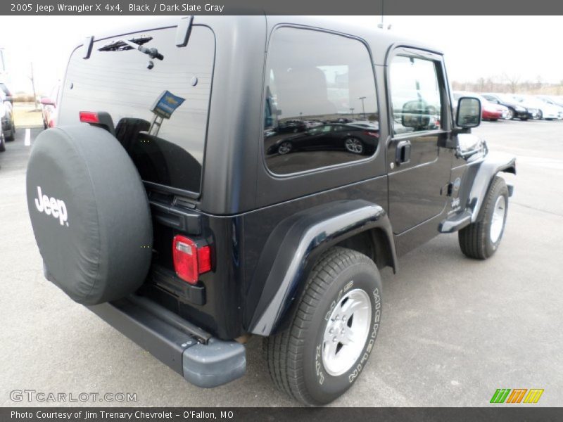 Black / Dark Slate Gray 2005 Jeep Wrangler X 4x4