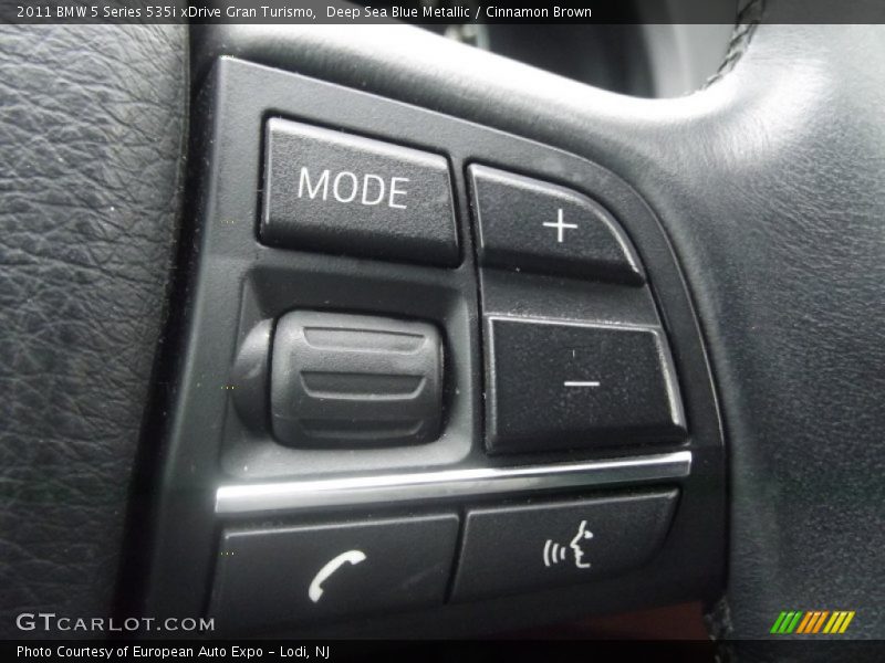 Deep Sea Blue Metallic / Cinnamon Brown 2011 BMW 5 Series 535i xDrive Gran Turismo