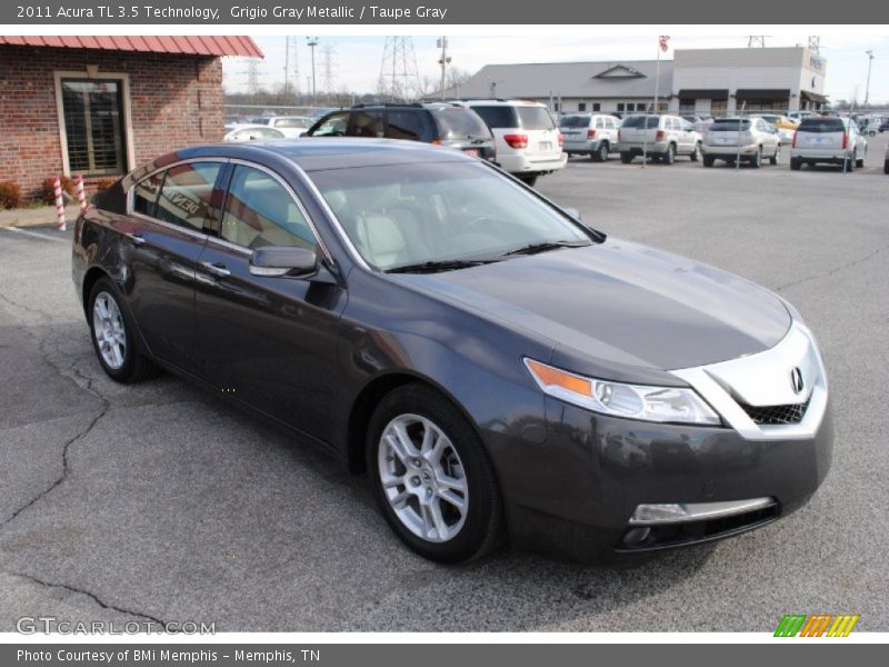 Grigio Gray Metallic / Taupe Gray 2011 Acura TL 3.5 Technology