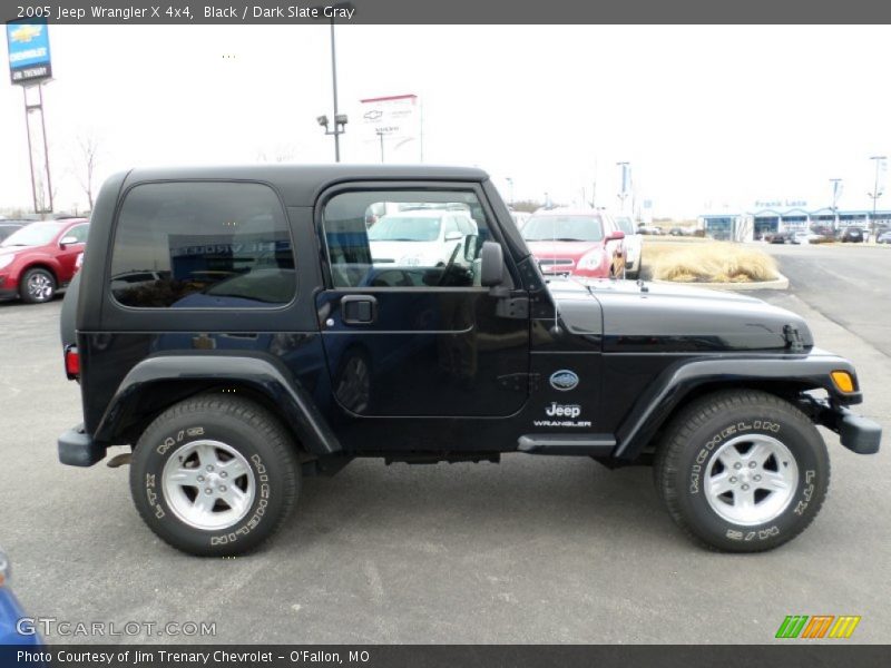 Black / Dark Slate Gray 2005 Jeep Wrangler X 4x4