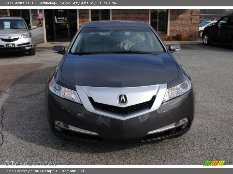 Grigio Gray Metallic / Taupe Gray 2011 Acura TL 3.5 Technology