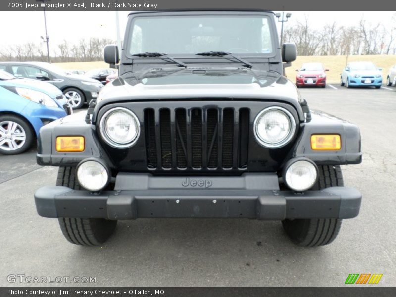 Black / Dark Slate Gray 2005 Jeep Wrangler X 4x4
