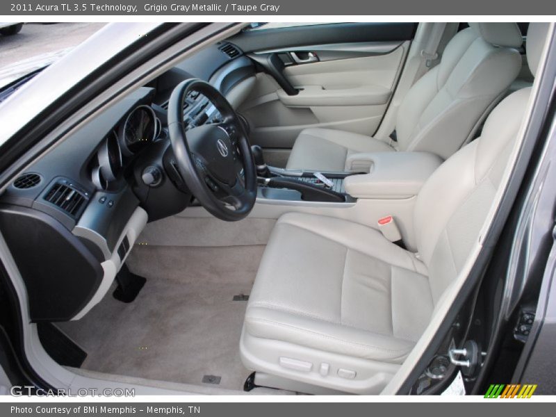 Grigio Gray Metallic / Taupe Gray 2011 Acura TL 3.5 Technology