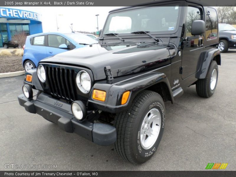 Black / Dark Slate Gray 2005 Jeep Wrangler X 4x4