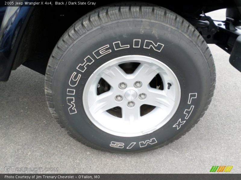 Black / Dark Slate Gray 2005 Jeep Wrangler X 4x4