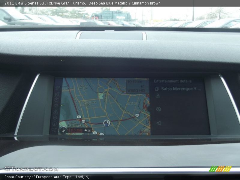 Deep Sea Blue Metallic / Cinnamon Brown 2011 BMW 5 Series 535i xDrive Gran Turismo