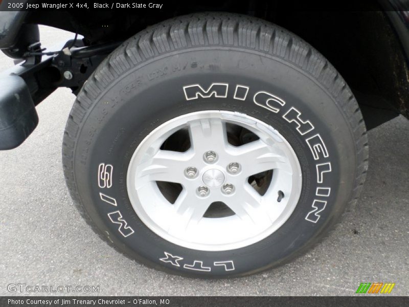 Black / Dark Slate Gray 2005 Jeep Wrangler X 4x4
