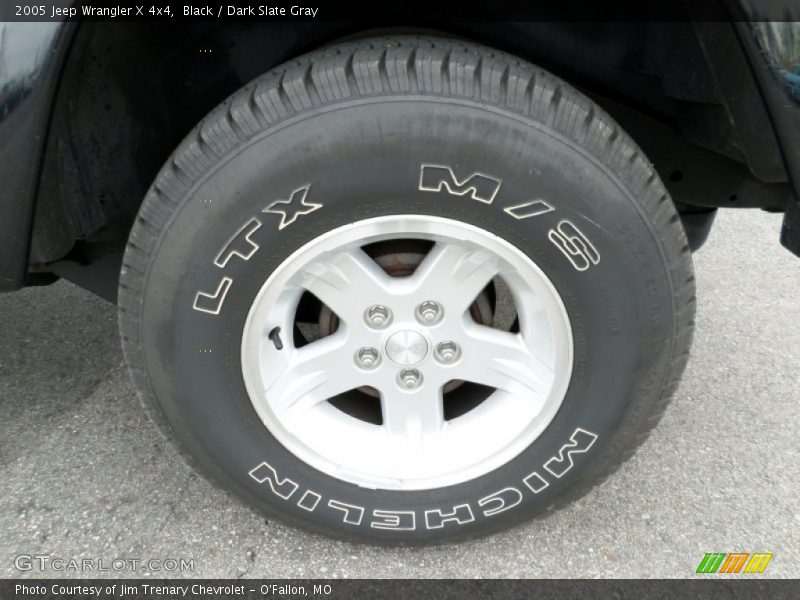 Black / Dark Slate Gray 2005 Jeep Wrangler X 4x4