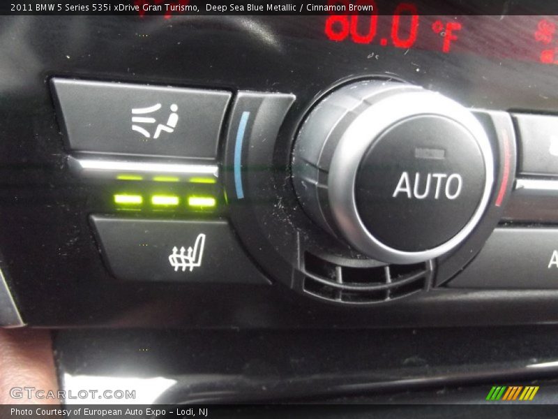 Deep Sea Blue Metallic / Cinnamon Brown 2011 BMW 5 Series 535i xDrive Gran Turismo