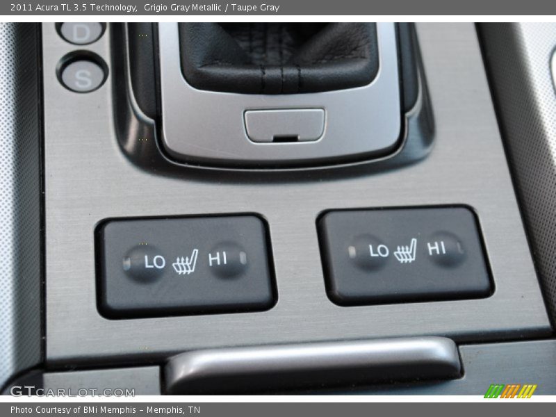 Grigio Gray Metallic / Taupe Gray 2011 Acura TL 3.5 Technology