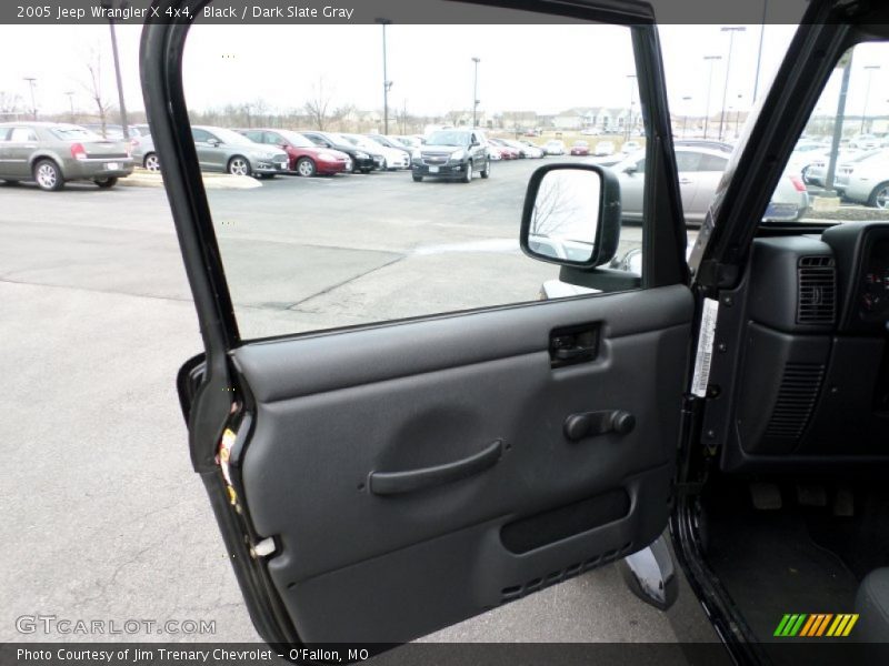 Black / Dark Slate Gray 2005 Jeep Wrangler X 4x4