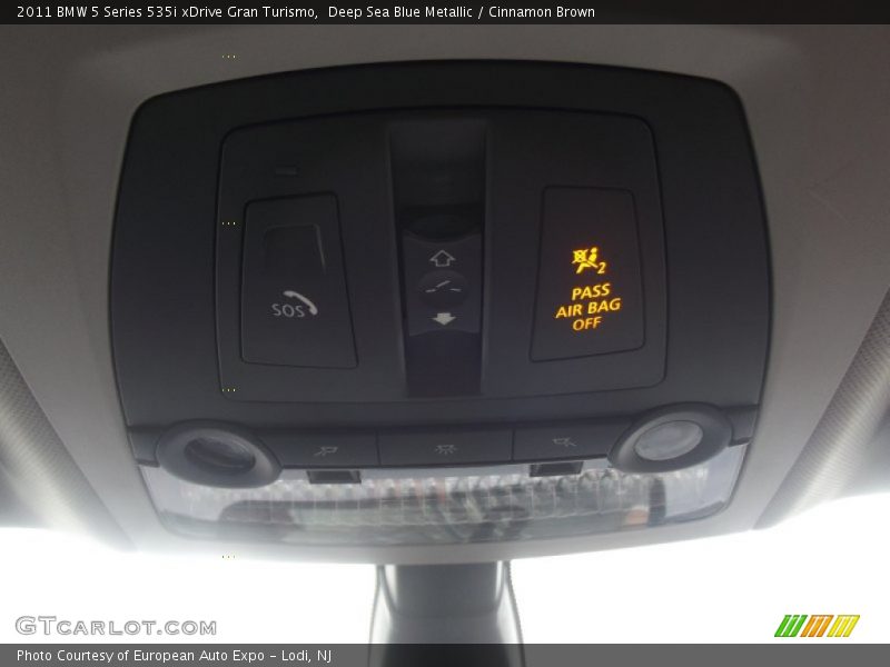 Deep Sea Blue Metallic / Cinnamon Brown 2011 BMW 5 Series 535i xDrive Gran Turismo