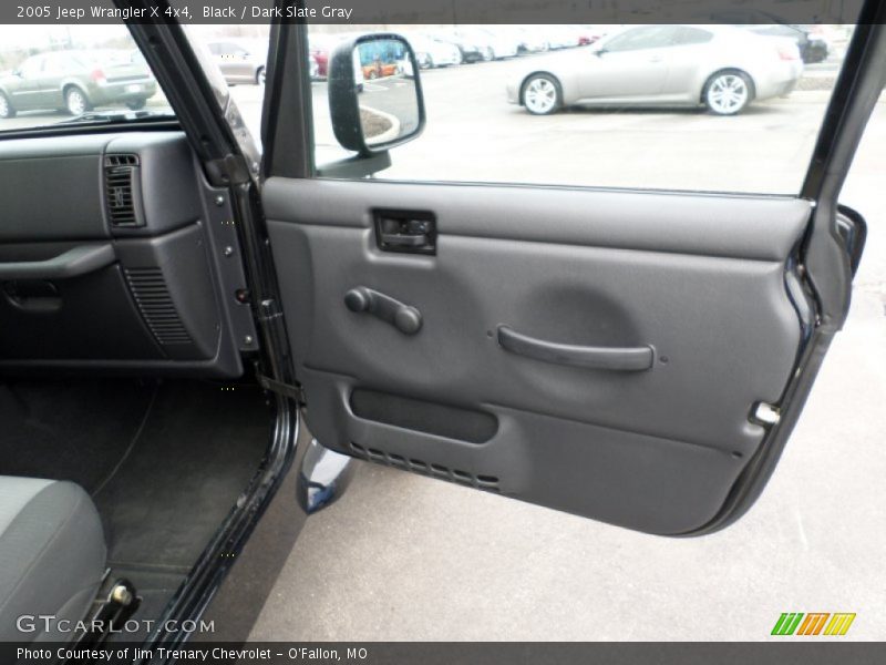 Black / Dark Slate Gray 2005 Jeep Wrangler X 4x4