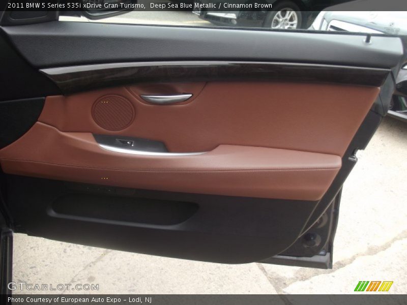 Deep Sea Blue Metallic / Cinnamon Brown 2011 BMW 5 Series 535i xDrive Gran Turismo