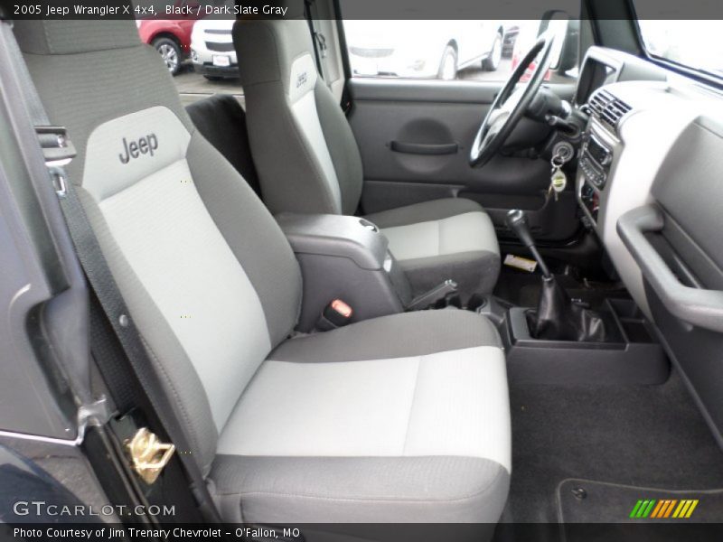 Black / Dark Slate Gray 2005 Jeep Wrangler X 4x4