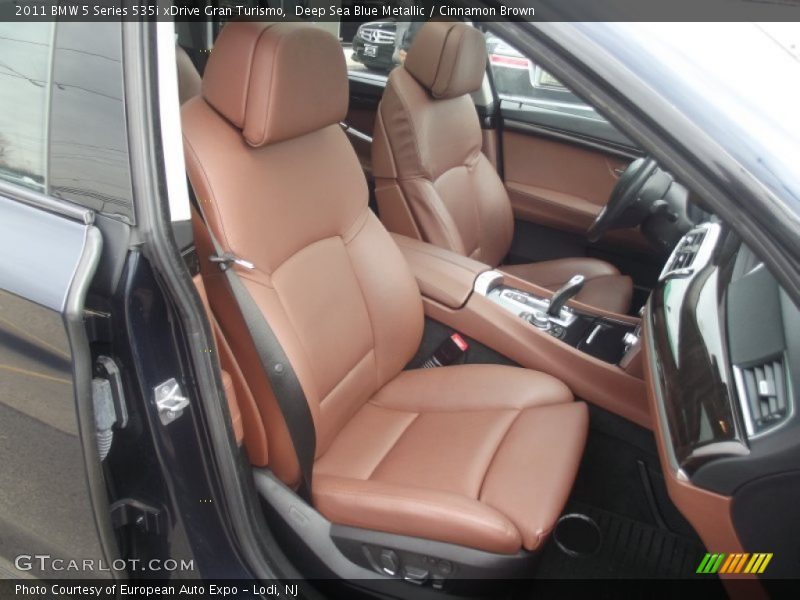 Deep Sea Blue Metallic / Cinnamon Brown 2011 BMW 5 Series 535i xDrive Gran Turismo