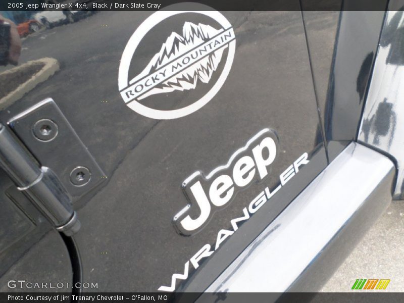 Black / Dark Slate Gray 2005 Jeep Wrangler X 4x4