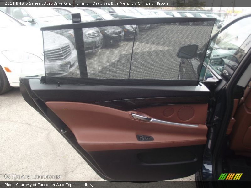 Deep Sea Blue Metallic / Cinnamon Brown 2011 BMW 5 Series 535i xDrive Gran Turismo