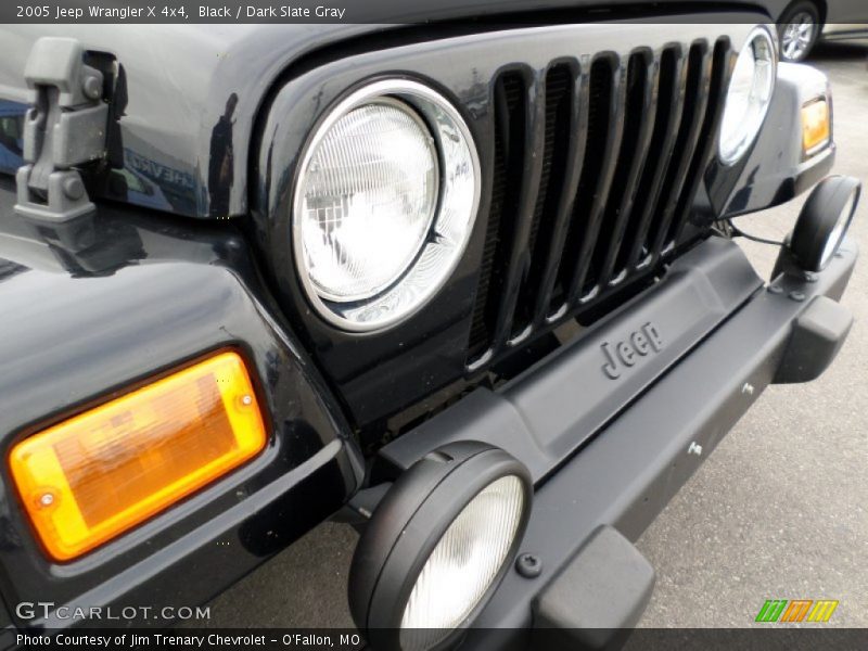 Black / Dark Slate Gray 2005 Jeep Wrangler X 4x4