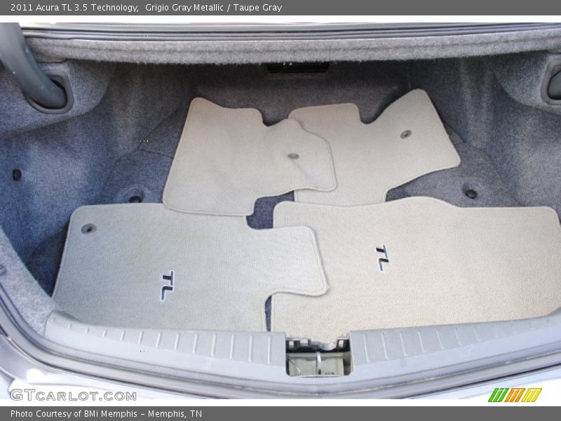 Grigio Gray Metallic / Taupe Gray 2011 Acura TL 3.5 Technology
