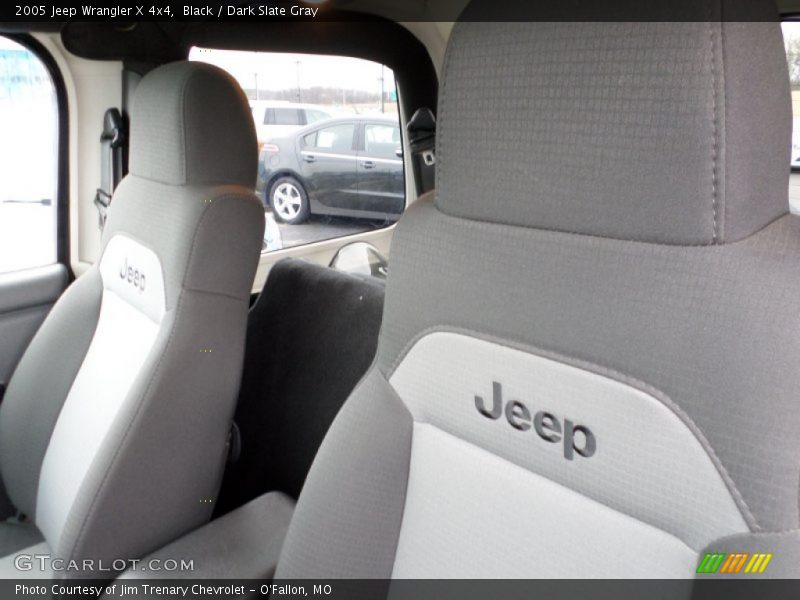 Black / Dark Slate Gray 2005 Jeep Wrangler X 4x4