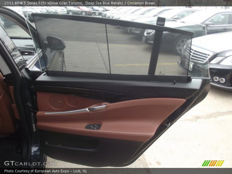 Deep Sea Blue Metallic / Cinnamon Brown 2011 BMW 5 Series 535i xDrive Gran Turismo