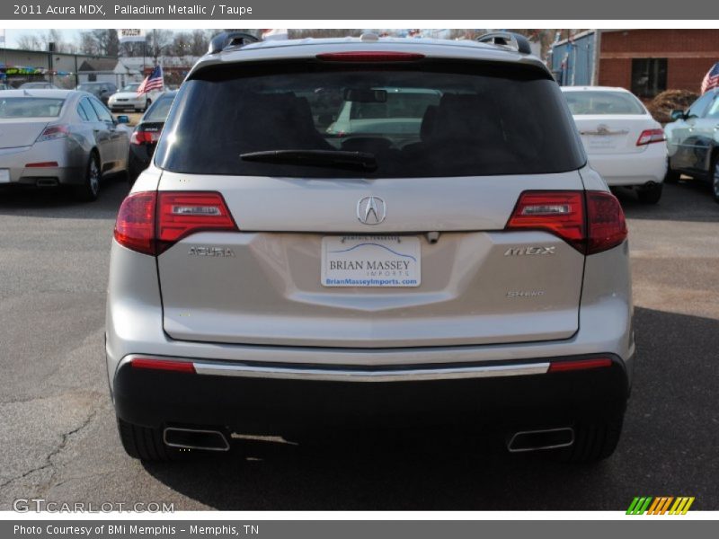 Palladium Metallic / Taupe 2011 Acura MDX