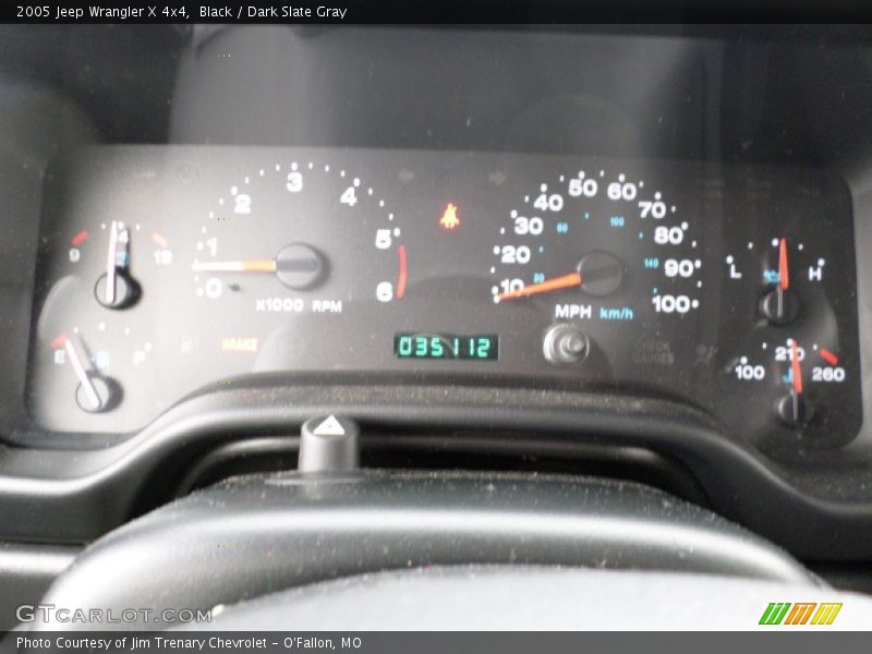 Black / Dark Slate Gray 2005 Jeep Wrangler X 4x4