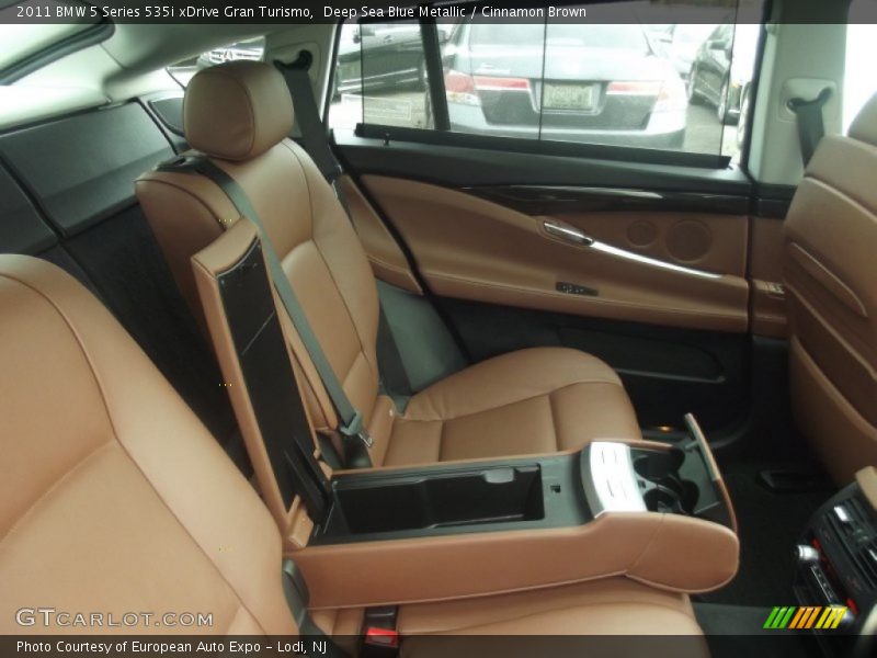 Deep Sea Blue Metallic / Cinnamon Brown 2011 BMW 5 Series 535i xDrive Gran Turismo